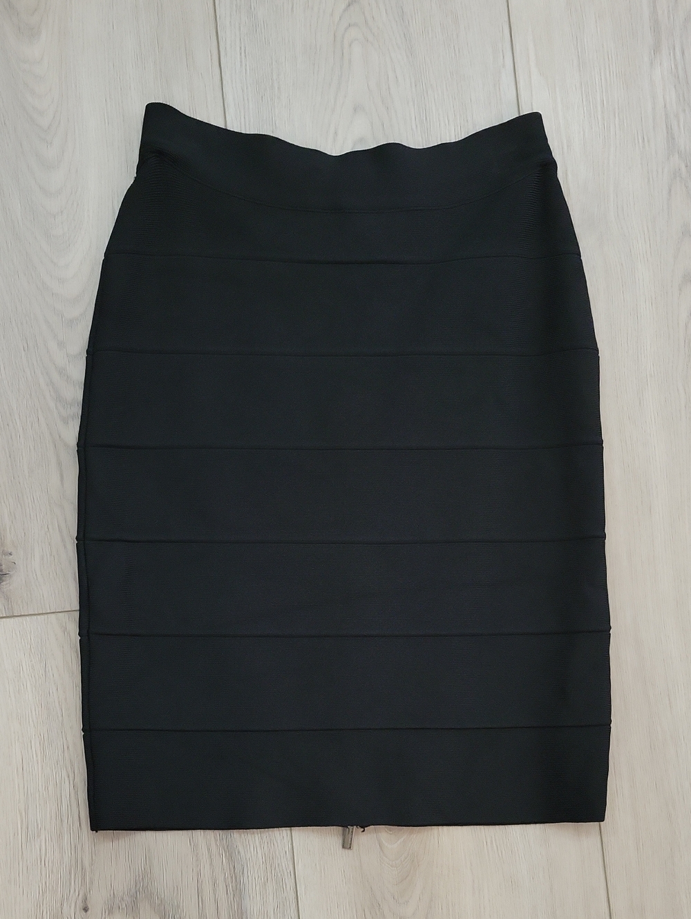 BCBGMaxAzria Black Bandage Pencil Skirt
